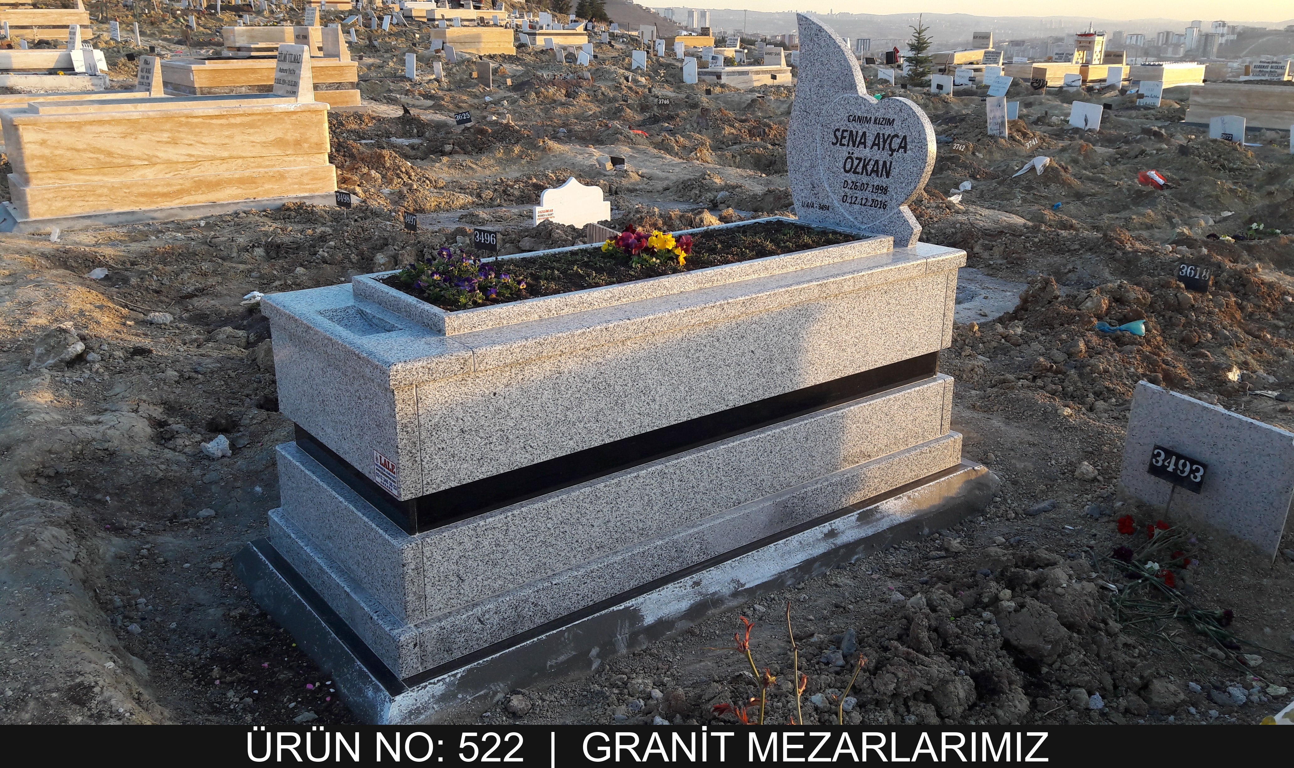 Granit Mezarlar - Model 522