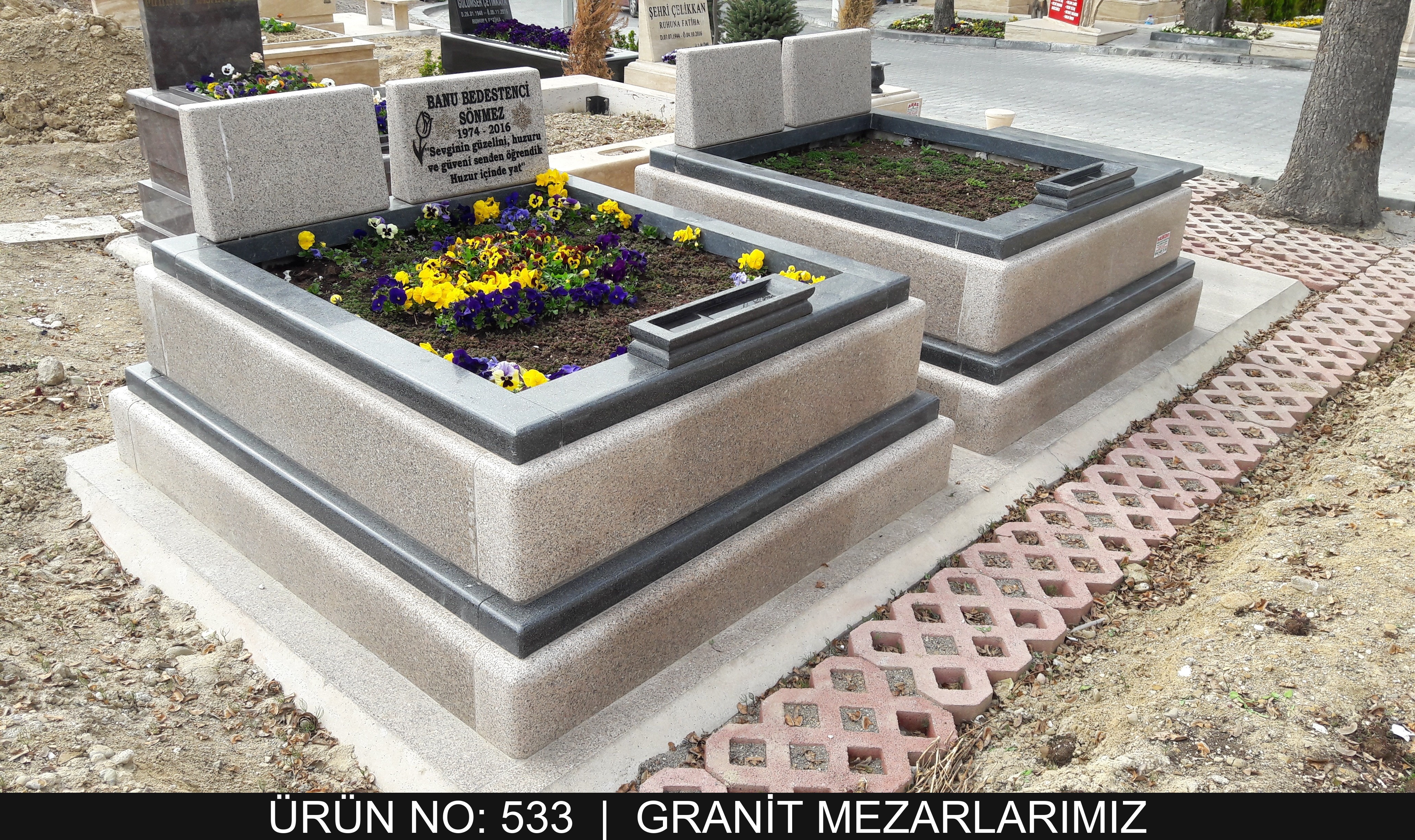 Granit Mezarlar - Model 533