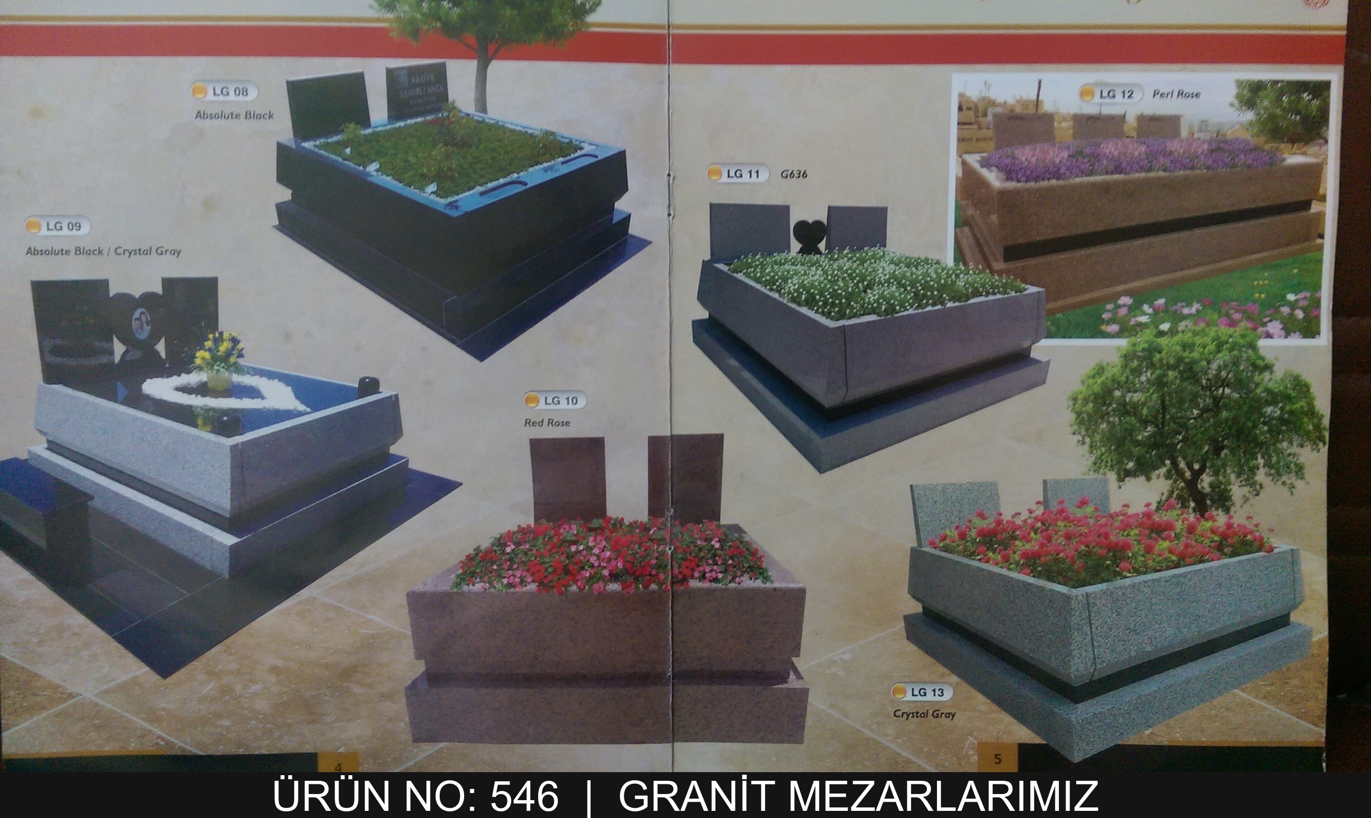 Granit Mezarlar - Model 546