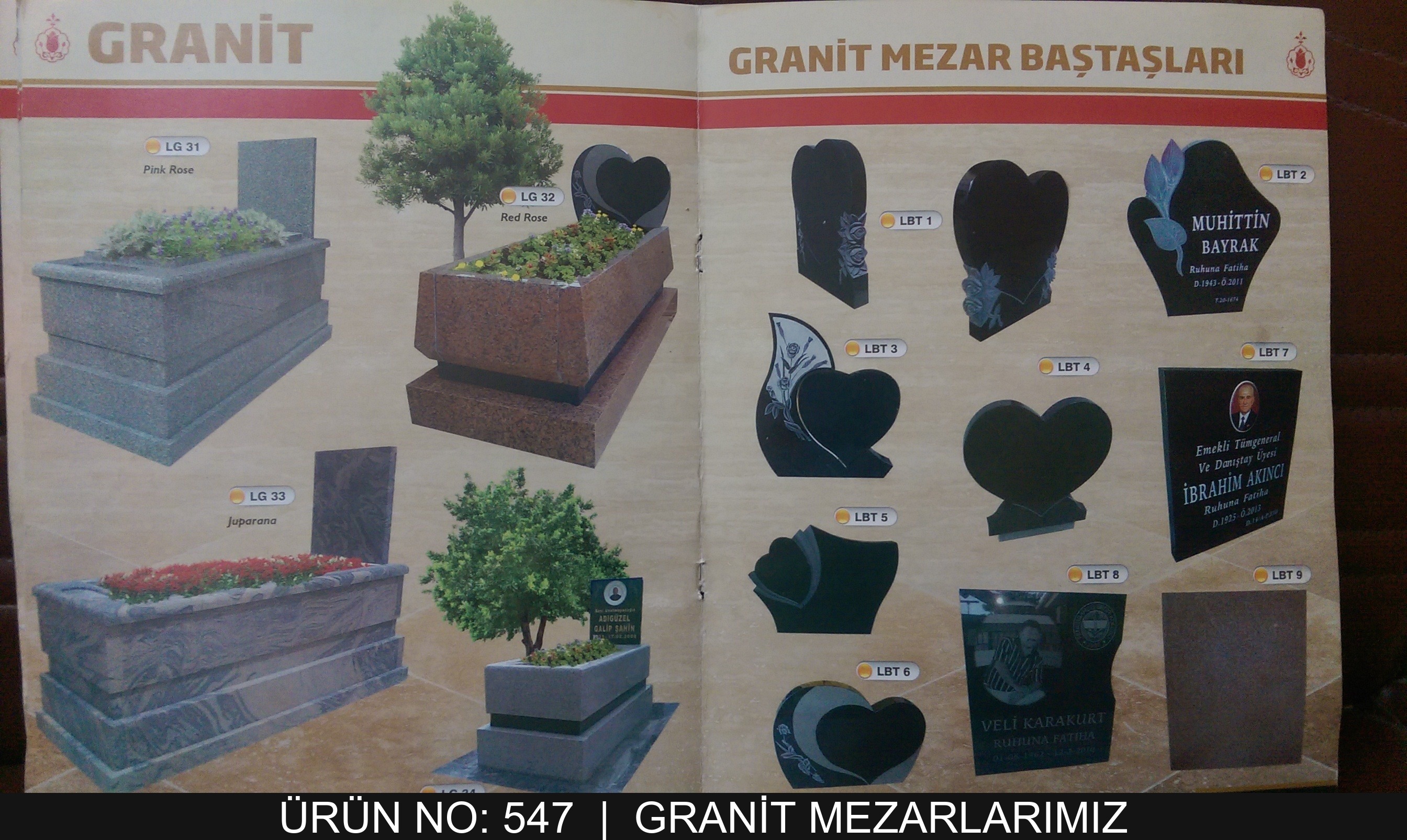 Granit Mezarlar - Model 547