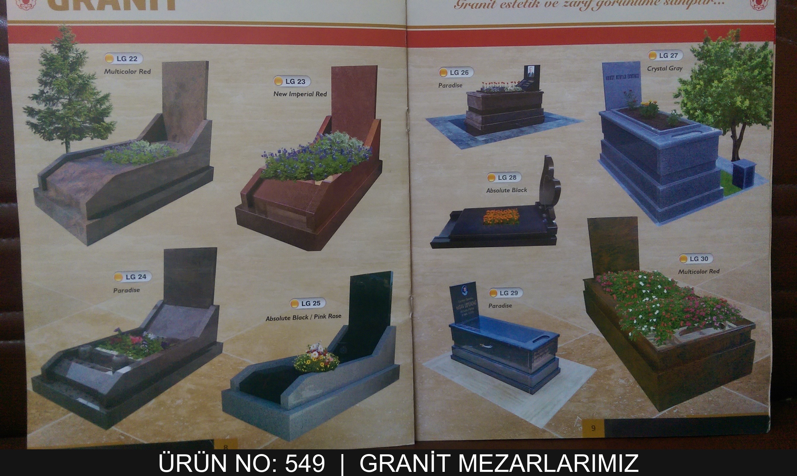 Granit Mezarlar - Model 549