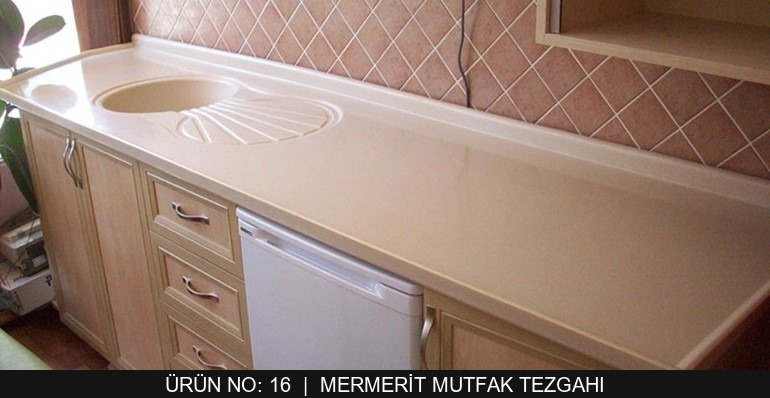 Mermerit Mutfak Tezgahı - Model 008